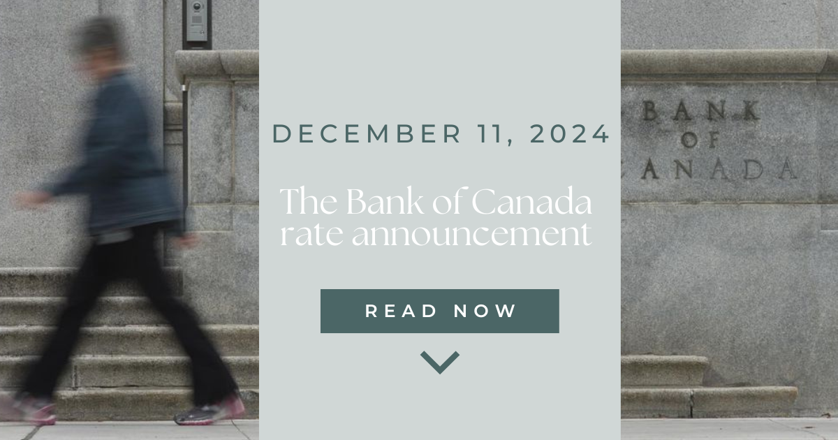 December 11, 2024 Bank of Canada Rate Announcement